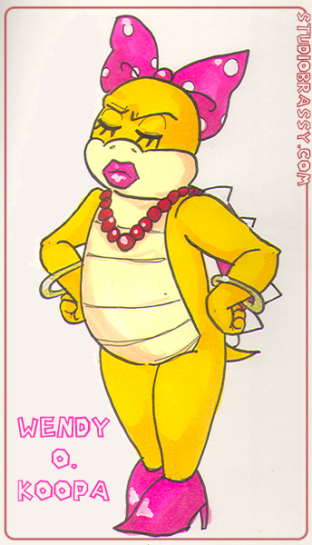 Wendy O. is not my favorite Koopa Kid, but she’s the one I started with. 